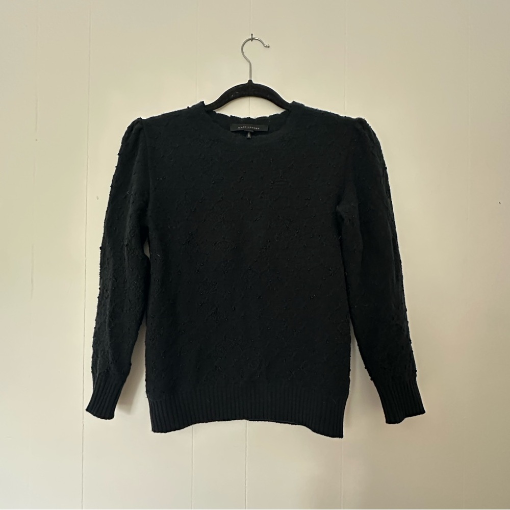 Marc Jacobs Puffed Shoulder Cashmere Sweater